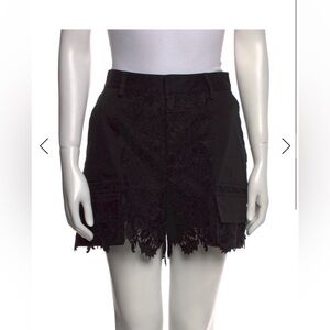 MONSE Black Lace Utility Short - size M or 6 - Excellent condition